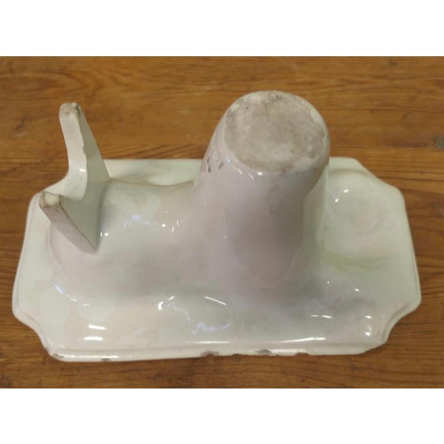 A Staffordshire Cream Glazed Lion Jelly Mould A Staffordshire Cream Glazed Lion Jelly Mould, a Victorian piece well use...