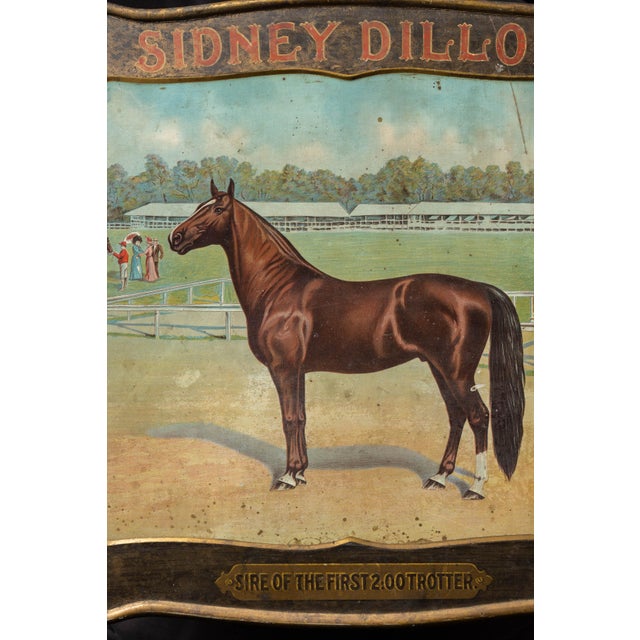 Early 20th-century embossed tin advertising sign for Sidney Dillon Cigars, produced by the J.B. Moos Cigar Manufacturing...