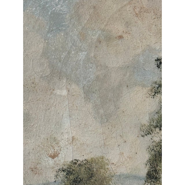 Late 19th Century Landscape Oil Painting - Unsigned For Sale - Image 10 of 11