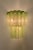 2020s Pair of Italian Murano Green Alabaster Glass Tube Wall Sconces in Polished Nickel, 13 Tubes Each For Sale - Image 5 of 5