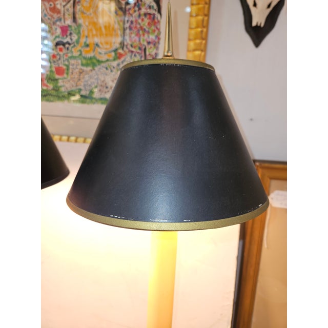 Wonderful Tall and stylish Brass Candlestick Lamps by Chapman. 1981. Beautiful brass base in the Dutch style....