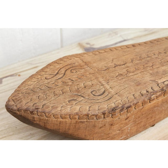 Antique Carved Spinning Wheel For Sale In Los Angeles - Image 6 of 12