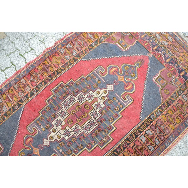 Vintage Nomadic Area Rug For Sale - Image 4 of 11
