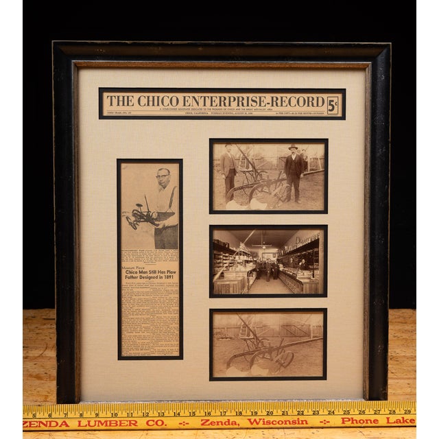 Francis Mecum 1891 Walking Plow Salesman Sample With Museum Display For Sale - Image 17 of 18