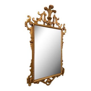 1990s Chelsea House Gilt Plume Mirror For Sale
