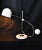 Mid-Century Modern 1970s White Arch Counterbalance Desk Lamp For Sale - Image 3 of 11