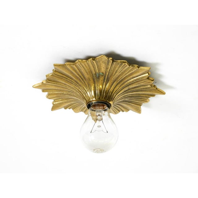 Unique 1960s space age wall or ceiling lamp in a star design. fully functional with one original e27 metal socket. look...