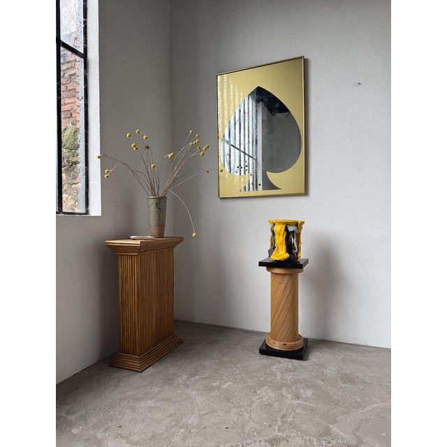 Rattan Column from Vivai del Sud Crespi, 1960s For Sale - Image 4 of 18