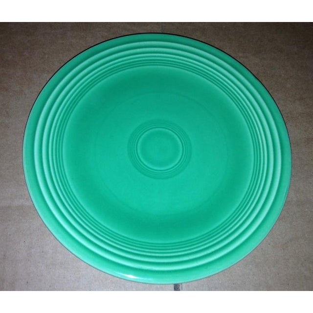 Green & Ivory Vintage Fiesta Salad Plates S/4 Chairish