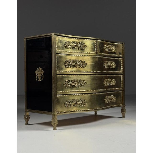 Mid-Century Chest of Drawers in Copper, 1960 For Sale - Image 3 of 18