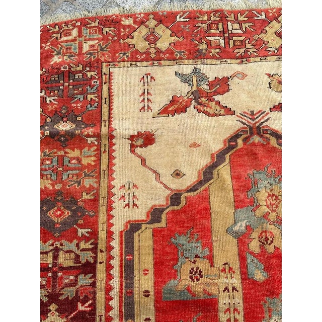 Beige Antique Turkish Fine Rug, Early 19th Century For Sale - Image 8 of 18