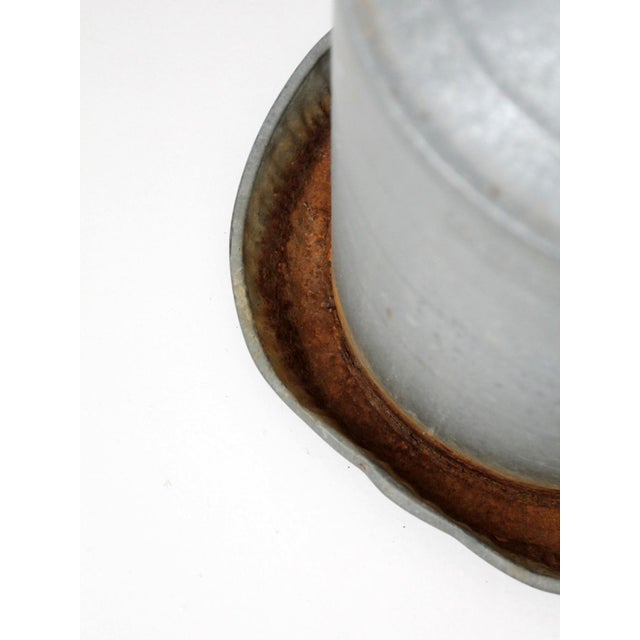 Vintage Galvanized Chicken Feeder For Sale - Image 10 of 14