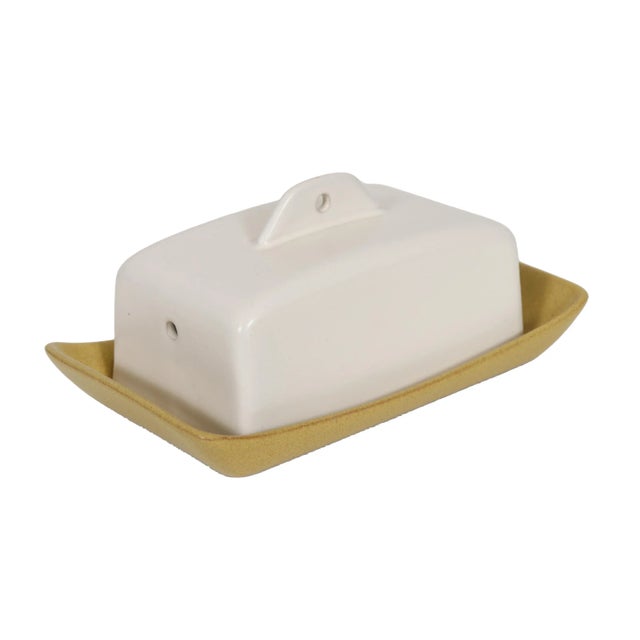English Butter Dish by Denby Pottery Chairish