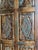 Decorative Carved Wood Door, Statement Door With Brass Studs 84 For Sale In Orlando - Image 6 of 6