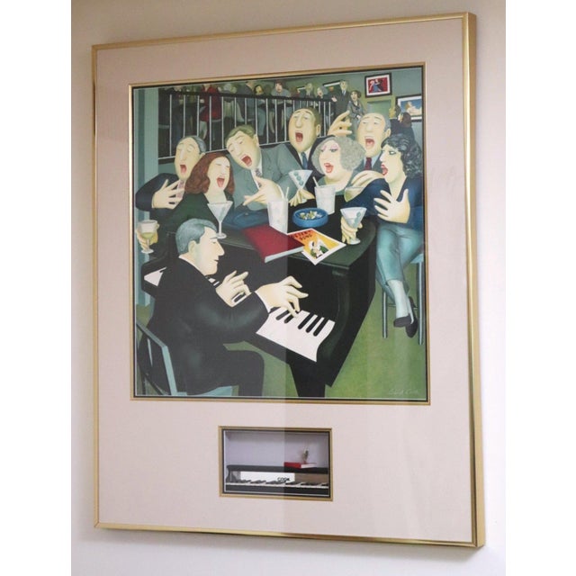 Late 20th Century “Big Olives, Little Olives” Serigraph by Beryl Cook - Framed For Sale - Image 4 of 10