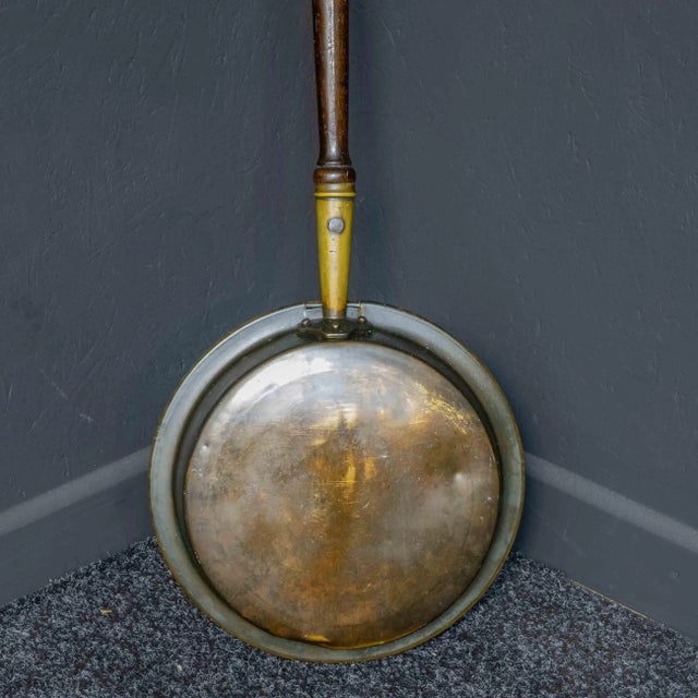 Victorian Brass Warming Pan For Sale - Image 3 of 6