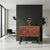 Asian Tibetan Style Floral Graphic Red Green Yellow Console Credenza Table For Sale In San Francisco - Image 6 of 11