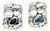 1990s Pair of John Hardy Estate Men Cufflinks Sterling Silver For Sale