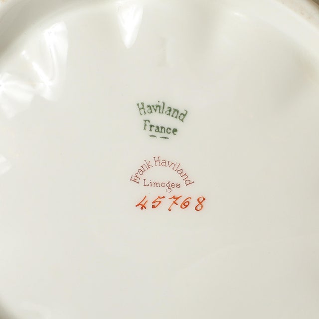 Antique Haviland for Limoges Porcelain Dinner Set for 24 Floral Spray Pattern For Sale In New York - Image 6 of 18