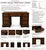 Mid-Century Modern Vintage Solid Pine Kneehole Writing Desk & Saddle-Seat Windsor Chair – Tobacco Walnut For Sale - Image 3 of 3