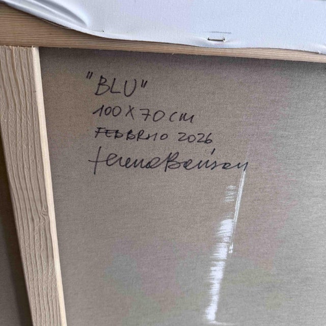 Serena Barison, Blue, 2026, Oil on Canvas For Sale - Image 3 of 6