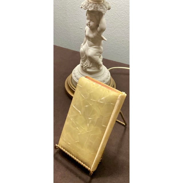 Vintage Mother of Pearl Catholic Prayer Book Made in Belgium Circa 1954 For Sale - Image 11 of 16