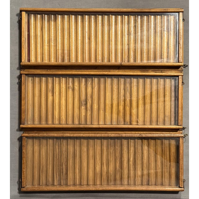 Wood Antique Cigar Display Boxes in Wood, 1955, Set of 3 For Sale - Image 7 of 7