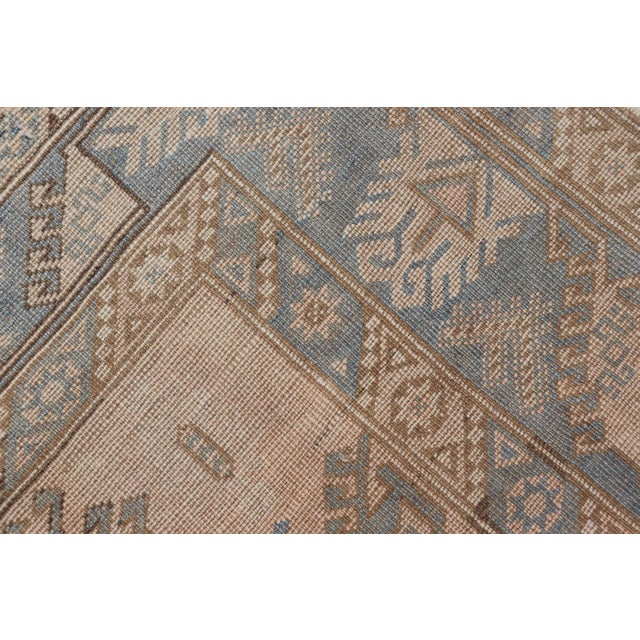 Vintage Turkish Oushak Rug With Warm Earth Tones and Geometric Patterns 4'1 X 6'9 For Sale - Image 10 of 10