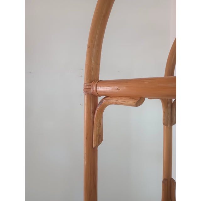 Vintage Large Bamboo Shelf For Sale - Image 13 of 15