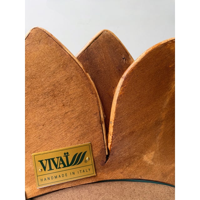 1970s Rattan Sunflower Mirror by Vivai Del Sud. Italy, 1970s For Sale - Image 5 of 11