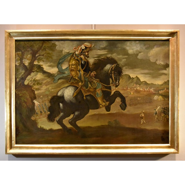 Florentine Artist, Portrait of Knight Pietro Strozzi, 1600s-1700s, Oil on Canvas, Framed For Sale - Image 13 of 13