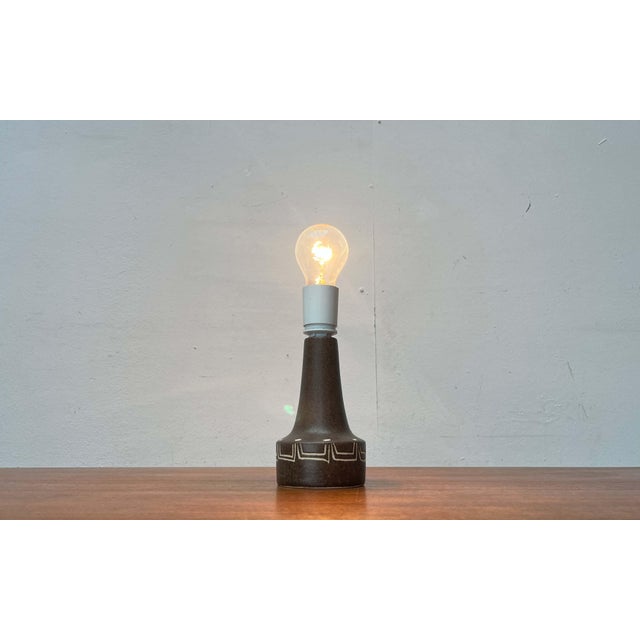 Vintage Danish Ceramic Table Lamp, 1970s For Sale - Image 10 of 10