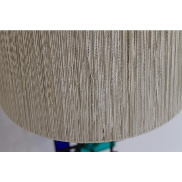 Danish Modern Tall Table Lamp Iron and Glass by Svend Aage Holm Sørensen for Holm Sørensen & Co, 1970s For Sale - Image 15 of 18