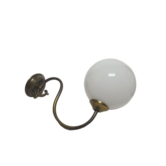 1950s Vintage Art Deco Wall Lamp, Poland, 1950s For Sale - Image 5 of 5