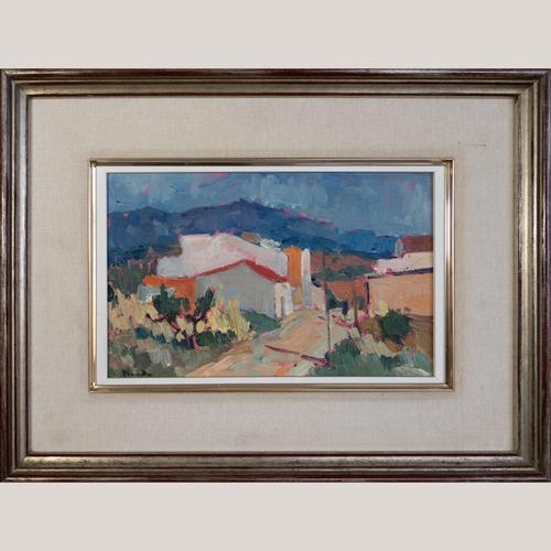 Spanish Artist, Impressionist Colourist Landscapes, Oil Paintings, Set of 2 For Sale - Image 9 of 13