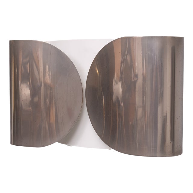 Vintage Italian Foglio Wall Lights by Afra & Tobia Scarpa for Flos, 1970s, Set of 5 For Sale