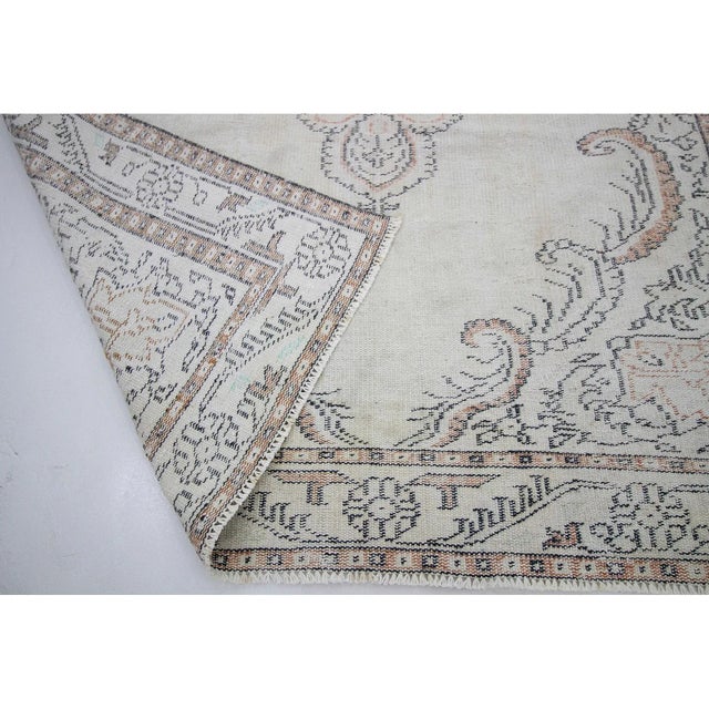 1960s Vintage Washed Out Turkish Rug 6′ × 9′10″ Chairish