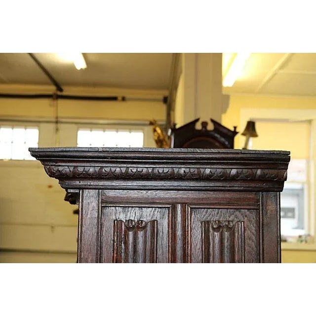 ​19th Century Oak French Brittany Cupboard Cabinet For Sale - Image 10 of 12