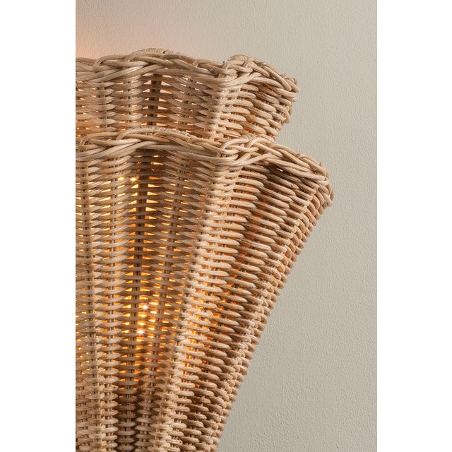 Hudson Valley Lighting Hudson Valley Lighting Arverne 11 in. 2 Light Wall Sconce Gold Leaf Finish For Sale - Image 4 of 8