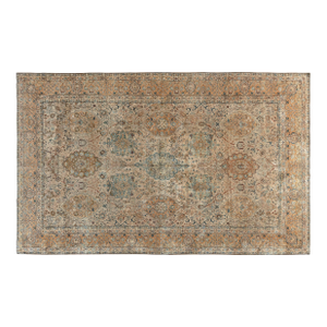 Early 20th Century Persian Kirman Botanic Handmade Wool Carpet