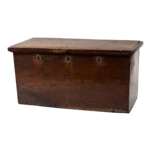European Walnut Storage Chest, Early 19th Century