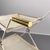 White Serving Trolley in Perforated Sheet Metal attributed to Vereinigte Werkstätten München, Germany, 1950s. For Sale - Image 4 of 11