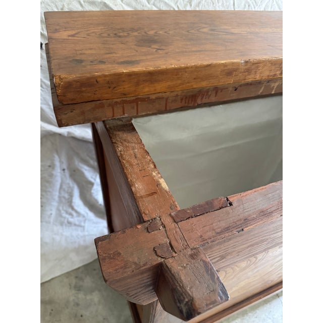 Late 19th Century Traditional Korean Duiju Rice Chest - Solid Wood and Iron Hardware For Sale - Image 10 of 12