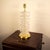 Table Lamp with Artistic Glass of Murano Ambrati and Brushed Metal Structure, Italy, 2000s For Sale - Image 4 of 14