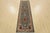 Tribal Heriz Runner 2’6” X 8′ Blue Wool Tribal Hand-Knotted Oriental Rug For Sale - Image 3 of 12
