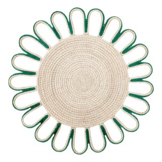 Magnolia Placemat - Emerald For Sale