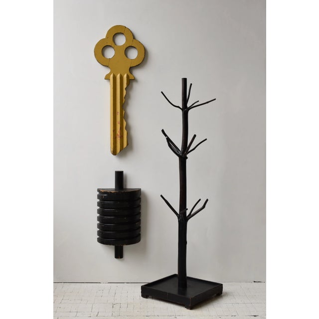 Industrial Vintage Large-Scale Industrial Black-Painted Foundry Mold, Circa Mid-20th Century For Sale - Image 3 of 16