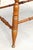 Vintage Hitchcock-Style Maple Bench With Woven Rush Seat & Gold Stenciling For Sale - Image 12 of 18