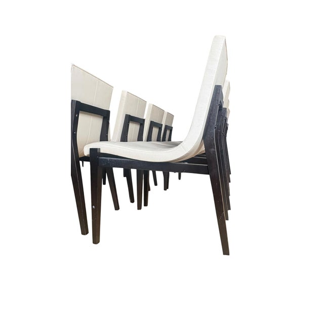 Nine Holly Hunt “Siren” Dining Chairs For Sale - Image 10 of 11