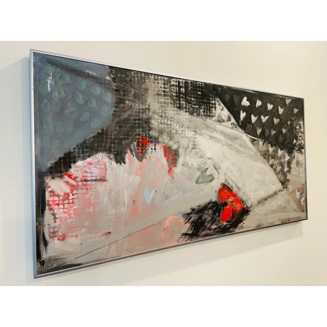 California Mix Media Two Impressionist Abstract Signed Oil on Panel For Sale - Image 10 of 17